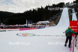 11.01.2014, Chaux-Neuve, France (FRA): general view at the jumping hills - FIS world cup nordic combined, individual gundersen HS118/10km, Chaux-Neuve (FRA). www.nordicfocus.com. © Becker/NordicFocus. Every downloaded picture is fee-liable.