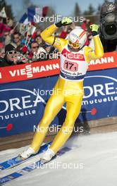 12.01.2014, Chaux-Neuve, France (FRA): Sebastien Lacroix (FRA), Atomic, Salomon, One Way  - FIS world cup nordic combined, team sprint HS118/2x7.5km, Chaux-Neuve (FRA). www.nordicfocus.com. © Becker/NordicFocus. Every downloaded picture is fee-liable.