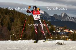 18.01.2014, Seefeld, Austria (AUT): Bernhard Gruber (AUT) - FIS world cup nordic combined, individual gundersen HS109/10km, Seefeld (AUT). www.nordicfocus.com. © Felgenhauer/NordicFocus. Every downloaded picture is fee-liable.