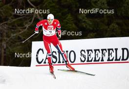 19.01.2014, Seefeld, Austria (AUT): Haavard Klemetsen (NOR) - FIS world cup nordic combined, individual gundersen HS109/15km, Seefeld (AUT). www.nordicfocus.com. © Felgenhauer/NordicFocus. Every downloaded picture is fee-liable.