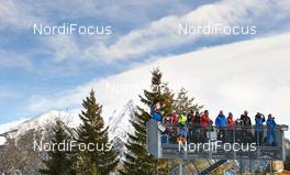 19.01.2014, Seefeld, Austria (AUT): coaches in the beautiful scenery of Seefeld - FIS world cup nordic combined, individual gundersen HS109/15km, Seefeld (AUT). www.nordicfocus.com. © Felgenhauer/NordicFocus. Every downloaded picture is fee-liable.