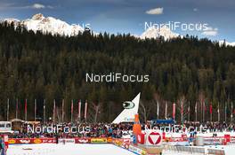 19.01.2014, Seefeld, Austria (AUT): crowded Casino Arena in Seefeld - FIS world cup nordic combined, individual gundersen HS109/15km, Seefeld (AUT). www.nordicfocus.com. © Felgenhauer/NordicFocus. Every downloaded picture is fee-liable.