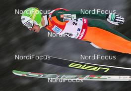 26.01.2014, Oberstdorf, Germany (GER): Gasper Berlot (SLO) - FIS world cup nordic combined, individual gundersen HS137/10km, Oberstdorf (GER). www.nordicfocus.com. © Laiho/NordicFocus. Every downloaded picture is fee-liable.