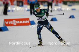 28.02.2014, Lahti, Finland (FIN): Eetu Vaehaesoeyrinki (FIN), Salomon - FIS world cup nordic combined, individual gundersen HS130/10km, Lahti (FIN). www.nordicfocus.com. © Laiho/NordicFocus. Every downloaded picture is fee-liable.