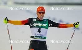 28.02.2014, Lahti, Finland (FIN): Johannes Rydzek (GER), Fischer, Swix, Rottefella, Adidas - FIS world cup nordic combined, individual gundersen HS130/10km, Lahti (FIN). www.nordicfocus.com. © Laiho/NordicFocus. Every downloaded picture is fee-liable.