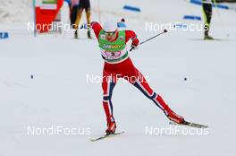 01.03.2014, Lahti, Finland (FIN): Haavard Klemetsen (NOR), Fischer, Swix, Alpina, Rottefella - FIS world cup nordic combined, team sprint HS130/2x7.5km, Lahti (FIN). www.nordicfocus.com. © Laiho/NordicFocus. Every downloaded picture is fee-liable.