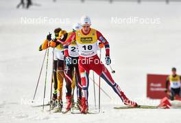 08.03.2014, Oslo, Norway (NOR): Sepp Schneider (AUT), Joergen Graabak (NOR), (l-r) - FIS world cup nordic combined, individual gundersen HS134/10km, Oslo (NOR). www.nordicfocus.com. © Laiho/NordicFocus. Every downloaded picture is fee-liable.