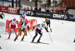 15.03.2014, Falun, Sweden (SWE): Johannes Rydzek (GER), Alessandro Pittin (ITA), (l-r) - FIS world cup nordic combined, individual gundersen HS100/10km, Falun (SWE). www.nordicfocus.com. © Felgenhauer/NordicFocus. Every downloaded picture is fee-liable.