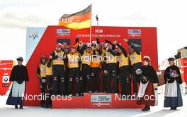 16.03.2014, Falun, Sweden (SWE): Team Germany - FIS world cup nordic combined, team HS100/4x5km, Falun (SWE). www.nordicfocus.com. © Felgenhauer/NordicFocus. Every downloaded picture is fee-liable.