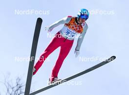 12.02.2014, Sochi, Russia (RUS): Tino Edelmann (GER), Madshus, Leki, Rottefella, Adidas - XXII. Olympic Winter Games Sochi 2014, nordic combined, individual gundersen HS106/10km, Sochi (RUS). www.nordicfocus.com. © NordicFocus. Every downloaded picture is fee-liable.