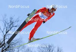 12.02.2014, Sochi, Russia (RUS): Francois Braud (FRA), Fischer, One Way, Rottefella - XXII. Olympic Winter Games Sochi 2014, nordic combined, individual gundersen HS106/10km, Sochi (RUS). www.nordicfocus.com. © NordicFocus. Every downloaded picture is fee-liable.