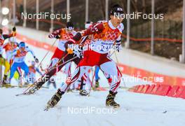12.02.2014, Sochi, Russia (RUS): Hideaki Nagai (JPN), Fischer, Swix, Rottefella - XXII. Olympic Winter Games Sochi 2014, nordic combined, individual gundersen HS106/10km, Sochi (RUS). www.nordicfocus.com. © NordicFocus. Every downloaded picture is fee-liable.