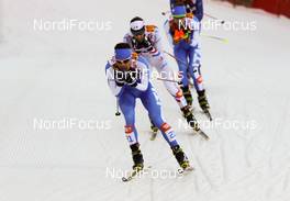 12.02.2014, Sochi, Russia (RUS): Lukas Runggaldier (ITA), Fischer, Leki, Rottefella - XXII. Olympic Winter Games Sochi 2014, nordic combined, individual gundersen HS106/10km, Sochi (RUS). www.nordicfocus.com. © NordicFocus. Every downloaded picture is fee-liable.