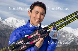 14.02.2014, Sochi, Russia (RUS): Akito Watabe (JPN) - XXII. Olympic Winter Games Sochi 2014, nordic combined, medals, Sochi (RUS). www.nordicfocus.com. © NordicFocus. Every downloaded picture is fee-liable.