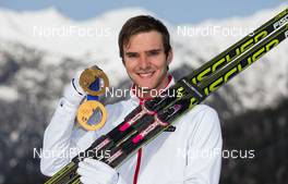 22.02.2014, Sochi, Russia (RUS): Joergen Graabak (NOR), Fischer, Swix, Alpina, Rottefella - XXII. Olympic Winter Games Sochi 2014, nordic combined, medals, Sochi (RUS). www.nordicfocus.com. © NordicFocus. Every downloaded picture is fee-liable.