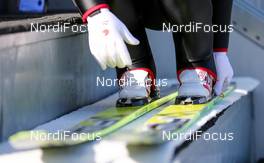 15.02.2014, Sochi, Russia (RUS): a japanese athlete preparing before the start - XXII. Olympic Winter Games Sochi 2014, nordic combined, training, Sochi (RUS). www.nordicfocus.com. © NordicFocus. Every downloaded picture is fee-liable.