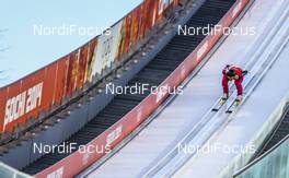 15.02.2014, Sochi, Russia (RUS): Johannes Rydzek (GER), Fischer, Swix, Rottefella, Adidas - XXII. Olympic Winter Games Sochi 2014, nordic combined, training, Sochi (RUS). www.nordicfocus.com. © NordicFocus. Every downloaded picture is fee-liable.