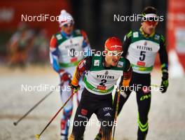 29.11.2014, Ruka, Finland (FIN): Tobias Haug (GER), Francois Braud (FRA), (l-r) - FIS world cup nordic combined, individual gundersen HS142/10km, Ruka (FIN). www.nordicfocus.com. © Felgenhauer/NordicFocus. Every downloaded picture is fee-liable.