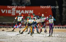 29.11.2014, Ruka, Finland (FIN): Philipp Orter (AUT), Johannes Rydzek (GER), Akito Watabe (JPN), (l-r) - FIS world cup nordic combined, individual gundersen HS142/10km, Ruka (FIN). www.nordicfocus.com. © Felgenhauer/NordicFocus. Every downloaded picture is fee-liable.