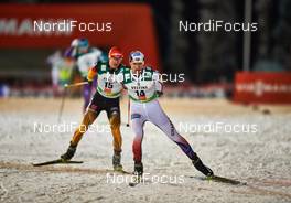 29.11.2014, Ruka, Finland (FIN): Manuel Faisst (GER), Jan Schmid (NOR), (l-r) - FIS world cup nordic combined, individual gundersen HS142/10km, Ruka (FIN). www.nordicfocus.com. © Felgenhauer/NordicFocus. Every downloaded picture is fee-liable.