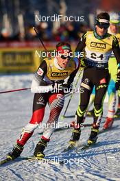 06.12.2014, Lillehammer, Norway (NOR): Philipp Orter (AUT), Francois Braud (FRA), (l-r)  - FIS world cup nordic combined, individual gundersen HS100/10km, Lillehammer (NOR). www.nordicfocus.com. © Felgenhauer/NordicFocus. Every downloaded picture is fee-liable.