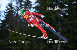 20.12.2014, Ramsau, Austria (AUT): Gasper  Berlot  (SLO) - FIS world cup nordic combined, team sprint HS98/2x7.5km, Ramsau (AUT). www.nordicfocus.com. © Felgenhauer/NordicFocus. Every downloaded picture is fee-liable.
