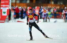 20.12.2014, Ramsau, Austria (AUT): Samir Mastiev (RUS) - FIS world cup nordic combined, team sprint HS98/2x7.5km, Ramsau (AUT). www.nordicfocus.com. © Felgenhauer/NordicFocus. Every downloaded picture is fee-liable.