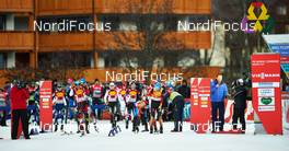 20.12.2014, Ramsau, Austria (AUT):  prestart preparations - FIS world cup nordic combined, team sprint HS98/2x7.5km, Ramsau (AUT). www.nordicfocus.com. © Felgenhauer/NordicFocus. Every downloaded picture is fee-liable.
