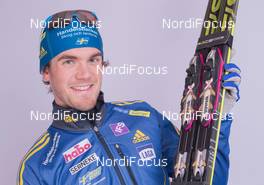 30.11.2014, Oestersund, Sweden (SWE):  Fredrik Lindstroem (SWE) - IBU world cup biathlon, photoshooting, Oestersund (SWE). www.nordicfocus.com. © Manzoni/NordicFocus. Every downloaded picture is fee-liable.