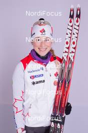 02.12.2014, Oestersund, Sweden (SWE):  Audrey Vaillancourt (CAN) - IBU world cup biathlon, photoshooting, Oestersund (SWE). www.nordicfocus.com. © Manzoni/NordicFocus. Every downloaded picture is fee-liable.
