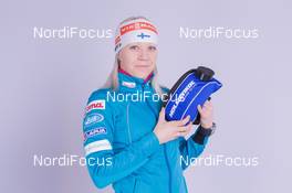 02.12.2014, Oestersund, Sweden (SWE):  Kaisa Maekaeraeinen (FIN) - IBU world cup biathlon, photoshooting, Oestersund (SWE). www.nordicfocus.com. © Manzoni/NordicFocus. Every downloaded picture is fee-liable.
