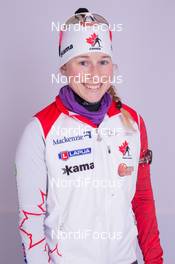 02.12.2014, Oestersund, Sweden (SWE):  Audrey Vaillancourt (CAN) - IBU world cup biathlon, photoshooting, Oestersund (SWE). www.nordicfocus.com. © Manzoni/NordicFocus. Every downloaded picture is fee-liable.