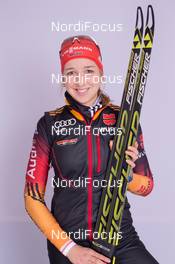 02.12.2014, Oestersund, Sweden (SWE):  Franziska Preuss (GER) - IBU world cup biathlon, photoshooting, Oestersund (SWE). www.nordicfocus.com. © Manzoni/NordicFocus. Every downloaded picture is fee-liable.