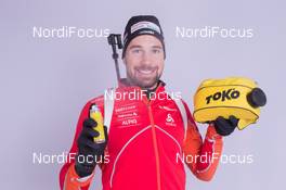 02.12.2014, Oestersund, Sweden (SWE):  Benjamin Weger (SUI) - IBU world cup biathlon, photoshooting, Oestersund (SWE). www.nordicfocus.com. © Manzoni/NordicFocus. Every downloaded picture is fee-liable.