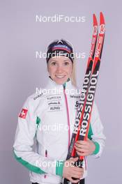 02.12.2014, Oestersund, Sweden (SWE):  Elisa Gasparin (SUI) - IBU world cup biathlon, photoshooting, Oestersund (SWE). www.nordicfocus.com. © Manzoni/NordicFocus. Every downloaded picture is fee-liable.