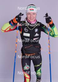 02.12.2014, Oestersund, Sweden (SWE):  Darya Domracheva (BLR) - IBU world cup biathlon, photoshooting, Oestersund (SWE). www.nordicfocus.com. © Manzoni/NordicFocus. Every downloaded picture is fee-liable.