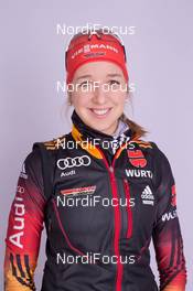 02.12.2014, Oestersund, Sweden (SWE):  Franziska Preuss (GER) - IBU world cup biathlon, photoshooting, Oestersund (SWE). www.nordicfocus.com. © Manzoni/NordicFocus. Every downloaded picture is fee-liable.