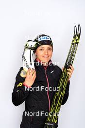 28.12.2014, Ruka, Finland (FIN): Celia Aymonier (FRA) - FIS World Cup Portrait Shooting . www.nordicfocus.com. © Felgenhauer/NordicFocus. Every downloaded picture is fee-liable.