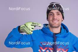 30.11.2014, Oestersund, Sweden (SWE):  Simon Desthieux (FRA) - IBU world cup biathlon, photoshooting, Oestersund (SWE). www.nordicfocus.com. © Manzoni/NordicFocus. Every downloaded picture is fee-liable.