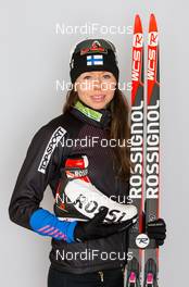 27.11.2014, Ruka, Finland (FIN): Laura Mononen (FIN), Rossignol, One Way, Rottefella, Craft  - FIS World Cup. www.nordicfocus.com. © Laiho/NordicFocus. Every downloaded picture is fee-liable.