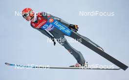 01.01.2014, Garmisch, Germany (GER): Andreas Wellinger (GER), Fluege.de - FIS world cup ski jumping, four hills tournament, individual HS140, Garmisch (GER). www.nordicfocus.com. © Laiho/NordicFocus. Every downloaded picture is fee-liable.
