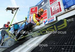01.01.2014, Garmisch, Germany (GER): Noriaki Kasai (JPN), Fischer - FIS world cup ski jumping, four hills tournament, individual HS140, Garmisch (GER). www.nordicfocus.com. © Laiho/NordicFocus. Every downloaded picture is fee-liable.