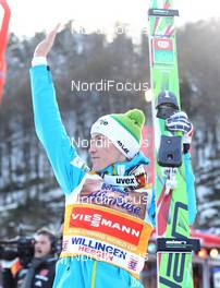 02.02.2014, Willingen, Germany (GER): Peter Prevc (SLO), Elan - FIS world cup ski jumping, individual HS145, Willingen (GER). www.nordicfocus.com. © Domanski/NordicFocus. Every downloaded picture is fee-liable.