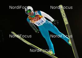 09.02.2014, Sochi, Russia (RUS): Janne Ahonen (FIN), Fischer - XXII. Olympic Winter Games Sochi 2014, ski jumping, individual HS106, Sochi (RUS). www.nordicfocus.com. © NordicFocus. Every downloaded picture is fee-liable.