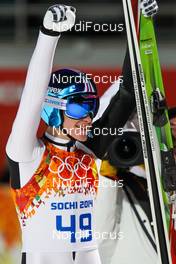 09.02.2014, Sochi, Russia (RUS): Peter Prevc (SLO) - XXII. Olympic Winter Games Sochi 2014, ski jumping, individual HS106, Sochi (RUS). www.nordicfocus.com. © NordicFocus. Every downloaded picture is fee-liable.