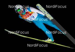 14.02.2014, Sochi, Russia (RUS): Janne Ahonen (FIN), Fischer - XXII. Olympic Winter Games Sochi 2014, ski jumping, individual HS140, Qualification, Sochi (RUS). www.nordicfocus.com. © NordicFocus. Every downloaded picture is fee-liable.