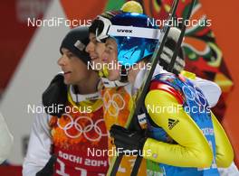 17.02.2014, Sochi, Russia (RUS): Severin Freund (GER), Fischer - XXII. Olympic Winter Games Sochi 2014, ski jumping, team HS140, Sochi (RUS). www.nordicfocus.com. © NordicFocus. Every downloaded picture is fee-liable.
