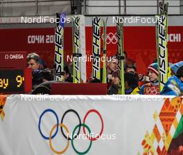 17.02.2014, Sochi, Russia (RUS): skis - XXII. Olympic Winter Games Sochi 2014, ski jumping, team HS140, Sochi (RUS). www.nordicfocus.com. © NordicFocus. Every downloaded picture is fee-liable.