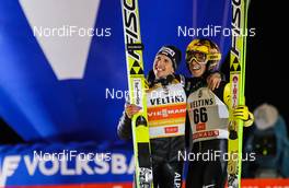 29.11.2014, Ruka, Finland (FIN): (l-r) Simon Ammann (SUI), Fischer and Noriaki Kasai (JPN), Fischer - FIS world cup ski jumping, individual HS142, Ruka (FIN). www.nordicfocus.com. © Laiho/NordicFocus. Every downloaded picture is fee-liable.