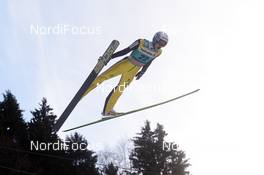 19.12.2014, Engelberg, Switzerland (SUI): Gregor Deschwanden (SUI), qualification - FIS world cup ski jumping, training, Engelberg (SUI). www.nordicfocus.com. © Rauschendorfer/NordicFocus. Every downloaded picture is fee-liable.